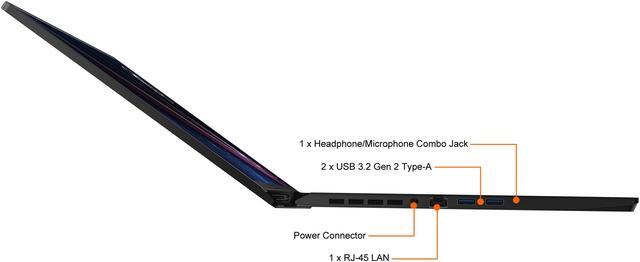 Alt view image 10 of 20 - MSI GS Series GS76 Stealth 11UH-029 17.3" 300 Hz IPS Intel Core i7 11th Gen 11800H (2.30 GHz) NVIDIA GeForce RTX 3080 Laptop GPU 32 GB Memory 1 TB NVMe SSD Windows 10 Pro 64-bit Gaming Laptop