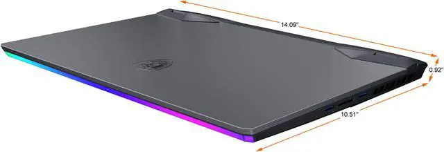 Alt view image 17 of 20 - MSI GE Series GE66 Raider 11UG-068 15.6" 240 Hz Intel Core i9 11th Gen 11980HK (2.60 GHz) NVIDIA GeForce RTX 3070 Laptop GPU 32 GB Memory 1 TB NVMe SSD Windows 10 Home 64-bit Gaming Laptop