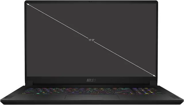 Alt view image 2 of 20 - MSI GS Series - 17.3" 4K / UHD GeForce RTX 3080 Laptop GPU - Intel Core i9-11900H  - 64GB Memory - 2 TB NVMe SSD - Windows 10 Pro 64-bit - Gaming Laptop - 60 Hz (GS76 Stealth 11UH-078 )