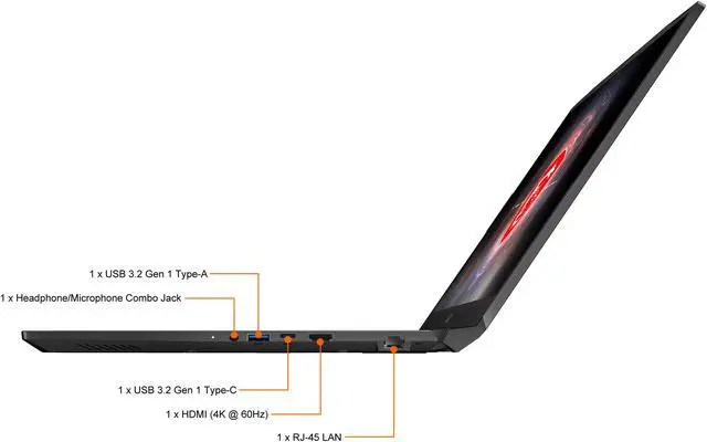Alt view image 9 of 17 - MSI - 17.3" GeForce RTX 3060 Laptop GPU - Intel Core i7-11800H  - 16GB Memory - 512 GB NVMe SSD - Windows 10 Home 64-bit - Gaming Laptop - 144 Hz IPS (Crosshair 17 A11UEK-066 )