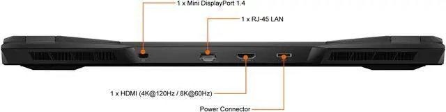 Alt view image 14 of 20 - MSI GP Series GP66 11UH-035CA Leopard 15.6" 240 Hz Intel Core i7 11th Gen 11800H (2.30 GHz) NVIDIA GeForce RTX 3080 Laptop GPU 32 GB Memory 1 TB PCIe SSD Windows 10 Home 64-bit Gaming Laptop