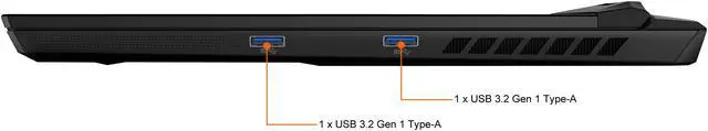 Alt view image 16 of 20 - MSI GP Series GP66 11UH-035CA Leopard 15.6" 240 Hz Intel Core i7 11th Gen 11800H (2.30 GHz) NVIDIA GeForce RTX 3080 Laptop GPU 32 GB Memory 1 TB PCIe SSD Windows 10 Home 64-bit Gaming Laptop