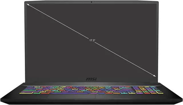 Alt view image 2 of 20 - MSI GF Series GF75 10UEK-003CA Thin 17.3" 144 Hz IPS Intel Core i7 10th Gen 10750H (2.60 GHz) NVIDIA GeForce RTX 3060 Laptop GPU 16 GB Memory 512 GB PCIe SSD Windows 10 Home 64-bit Gaming Laptop