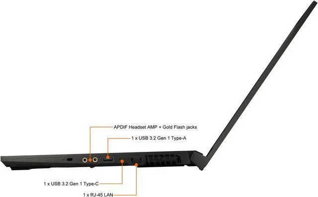 Alt view image 8 of 20 - MSI GF Series GF75 10UEK-003CA Thin 17.3" 144 Hz IPS Intel Core i7 10th Gen 10750H (2.60 GHz) NVIDIA GeForce RTX 3060 Laptop GPU 16 GB Memory 512 GB PCIe SSD Windows 10 Home 64-bit Gaming Laptop