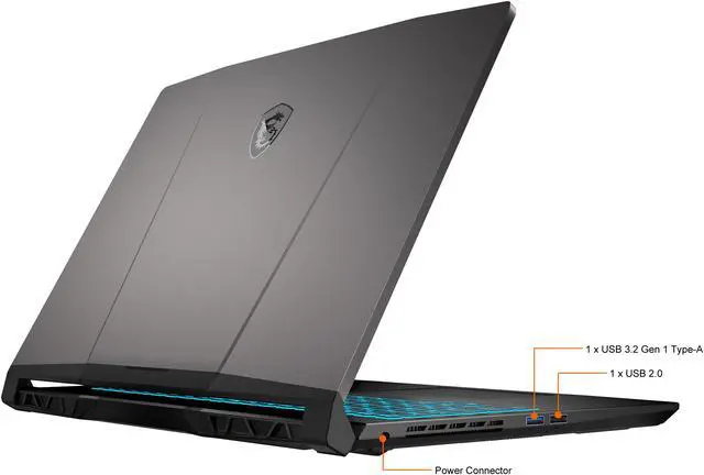 Alt view image 12 of 14 - MSI - 15.6" GeForce RTX 3060 Laptop GPU - Intel Core i7-11800H  - 16GB Memory - 512 GB NVMe SSD - Windows 10 Home 64-bit - Gaming Laptop - 144 Hz IPS (Crosshair 15 A11UEK-205 )