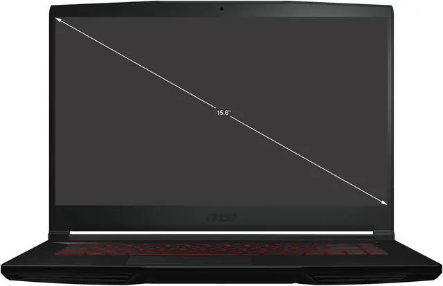 Alt view image 2 of 20 - MSI GF Series - 15.6" GeForce RTX 3050 Laptop GPU - Intel Core i5-10500H  - 8GB Memory - 256 GB NVMe SSD - Windows 10 Home 64-bit - Gaming Laptop - 144 Hz IPS (GF63 Thin 10UC-440 )