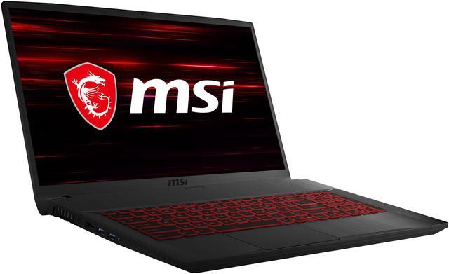 Alt view image 3 of 20 - MSI GF Series - 17.3" GeForce GTX 1650 Ti - Intel Core i5-10300H  - 8GB Memory - 512 GB NVMe SSD - Windows 10 Home 64-bit - Gaming Laptop - 144 Hz IPS (GF75 Thin 10SCSXR-619 )