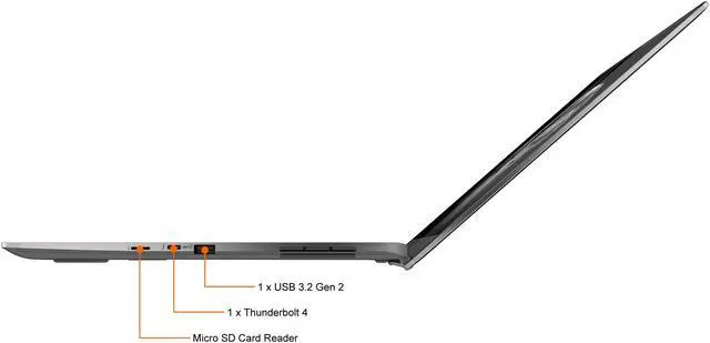Alt view image 11 of 20 - MSI Laptop Intel Core i9-11900H 32GB Memory 2 TB NVMe SSD GeForce RTX 3060 Laptop GPU 16.0" Touch Screen Windows 10 Pro 64-bit Creator Z16 A11UET-043
