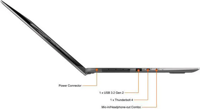 Alt view image 13 of 20 - MSI Laptop Intel Core i7-11800H 32GB Memory 1 TB NVMe SSD GeForce RTX 3060 Laptop GPU 16.0 Touch Screen Windows 10 Pro 64-bit Creator Z16 A11UET-013