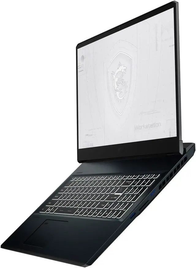 Alt view image 6 of 20 - MSI WE 76 Series Mobile Workstation Intel Core i9 11th Gen 11980HK (2.60GHz) 32GB Memory 1 TB NVMe SSD NVIDIA RTX A5000 17.3" Windows 10 Pro 64-bit WE76 11UM-459