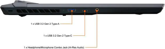 Alt view image 10 of 20 - MSI WE 76 Series Mobile Workstation Intel Core i9 11th Gen 11980HK (2.60GHz) 32GB Memory 1 TB NVMe SSD NVIDIA RTX A5000 17.3" Windows 10 Pro 64-bit WE76 11UM-459
