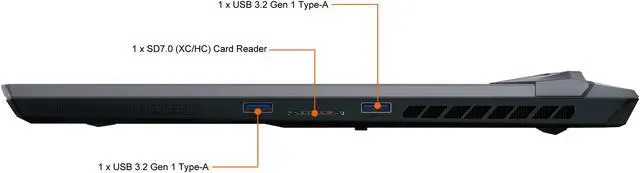 Alt view image 10 of 20 - MSI WE 76 Series Mobile Workstation Intel Core i7 11th Gen 11800H (2.30GHz) 32GB Memory 1 TB NVMe SSD NVIDIA RTX A3000 17.3" Windows 10 Pro 64-bit WE76 11UK-460