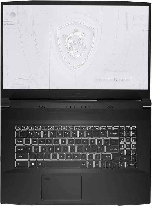 Alt view image 7 of 18 - MSI WF 76 Series Mobile Workstation Intel Core i7 11th Gen 11800H (2.30GHz) 16GB Memory 1 TB NVMe SSD NVIDIA RTX A2000 17.3" Windows 10 Pro 64-bit WF76 11UJ-299