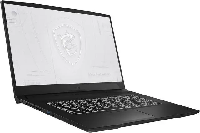 Alt view image 4 of 18 - MSI WF 76 Series Mobile Workstation Intel Core i7 11th Gen 11800H (2.30GHz) 16GB Memory 1 TB NVMe SSD NVIDIA RTX A2000 17.3" Windows 10 Pro 64-bit WF76 11UJ-299