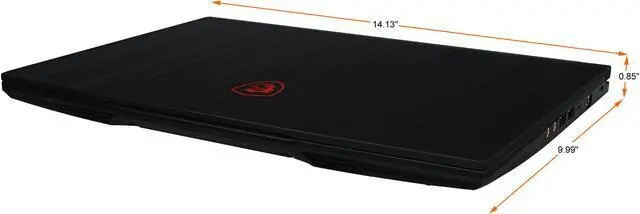Alt view image 17 of 20 - MSI GF Series - 15.6" GeForce GTX 1650 - Intel Core i5-10500H - 8GB Memory - 256 GB PCIe SSD - Windows 10 Home 64-bit - Gaming Laptop - 60 Hz IPS (GF63 Thin 10SC-222 )