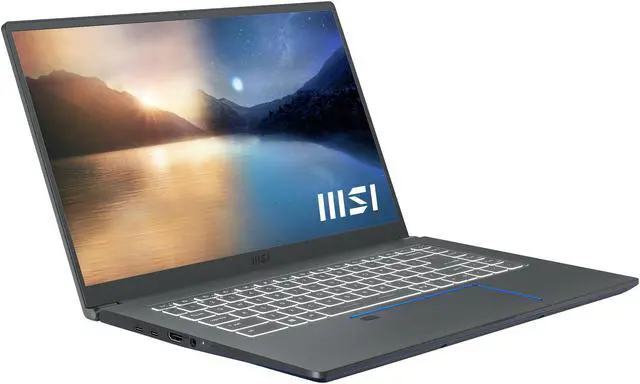 Alt view image 4 of 20 - MSI Laptop Intel Core i7-1195G7 32GB Memory 1 TB NVMe SSD GeForce GTX 1650 Max-Q 15.6" 4K / UHD Non-Touch Screen Windows 10 Pro 64-bit Prestige 15 A11SC-045