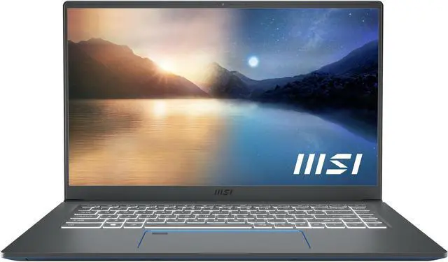 Main image of MSI Laptop Intel Core i7-1195G7 16GB Memory 1 TB NVMe SSD GeForce GTX 1650 Max-Q 15.6" Non-Touch Screen Windows 10 Pro 64-bit Prestige 15 A11SC-044
