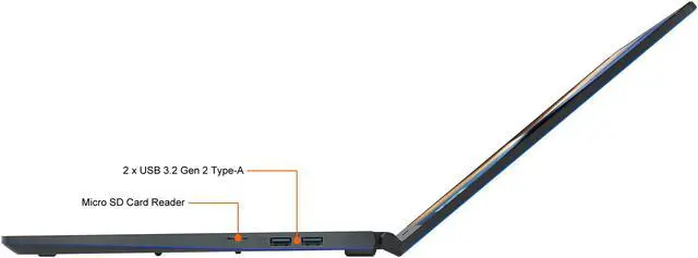 Alt view image 14 of 20 - MSI Laptop Intel Core i7-1195G7 16GB Memory 1 TB NVMe SSD GeForce GTX 1650 Max-Q 15.6" Non-Touch Screen Windows 10 Pro 64-bit Prestige 15 A11SC-044