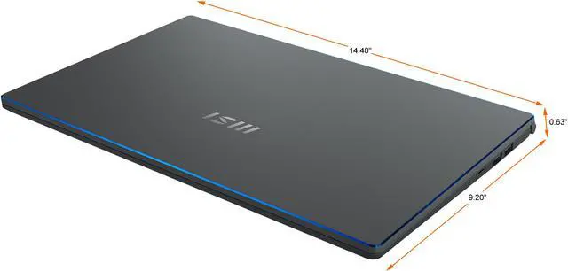 Alt view image 19 of 20 - MSI Laptop Intel Core i7-1195G7 16GB Memory 1 TB NVMe SSD GeForce GTX 1650 Max-Q 15.6" Non-Touch Screen Windows 10 Pro 64-bit Prestige 15 A11SC-044