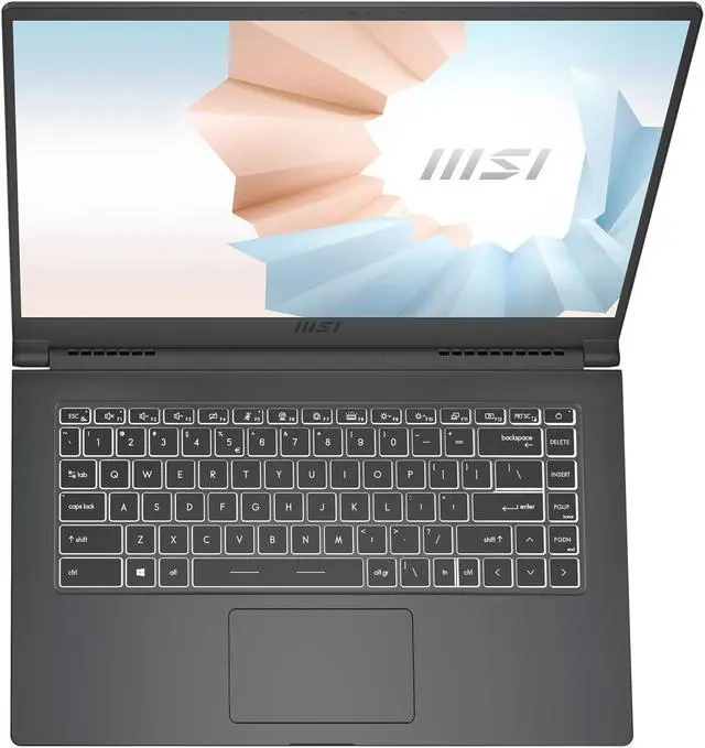 Alt view image 10 of 20 - MSI Laptop Intel Core i7-1195G7 16GB Memory 512 GB NVMe SSD Intel Iris Xe Graphics 15.6" Non-Touch Screen Windows 10 Home 64-bit Modern 15 A11MU-681
