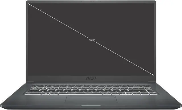 Alt view image 2 of 20 - MSI Laptop Intel Core i7-1195G7 16GB Memory 512 GB NVMe SSD Intel Iris Xe Graphics 15.6" Non-Touch Screen Windows 10 Home 64-bit Modern 15 A11MU-681