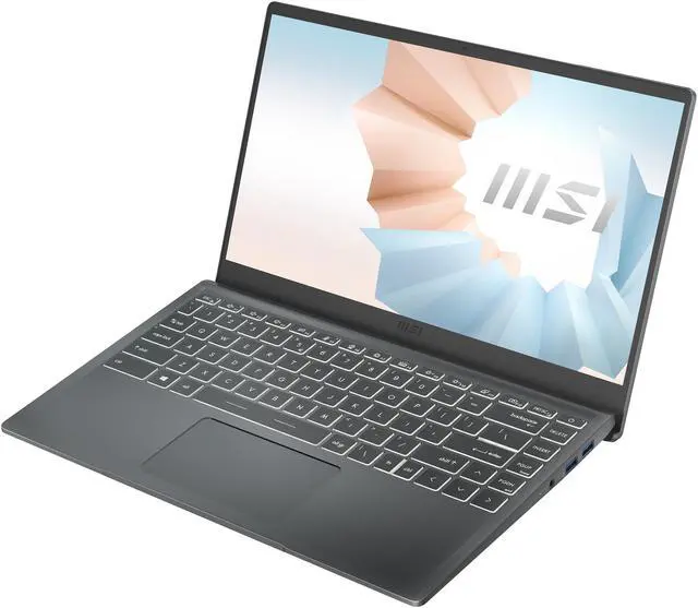 Alt view image 8 of 20 - MSI Laptop Modern 14 Intel Core i5 11th Gen 1155G7 (2.50GHz) 8GB Memory 512 GB NVMe SSD Intel Iris Xe Graphics 14.0" Windows 10 Home 64-bit Modern 14 B11MOU-496