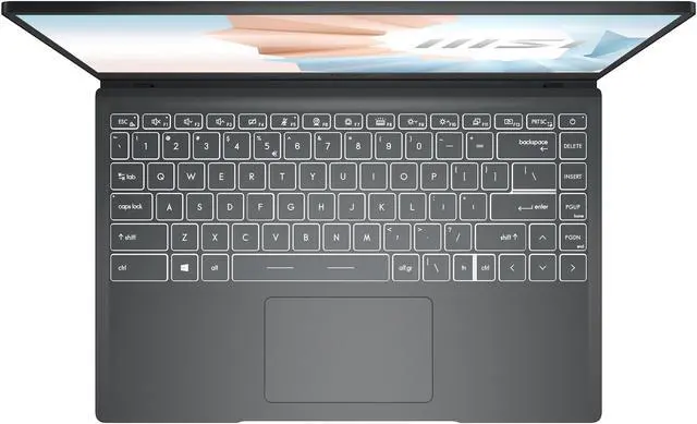 Alt view image 12 of 20 - MSI Laptop Modern 14 Intel Core i5 11th Gen 1155G7 (2.50GHz) 8GB Memory 512 GB NVMe SSD Intel Iris Xe Graphics 14.0" Windows 10 Home 64-bit Modern 14 B11MOU-496