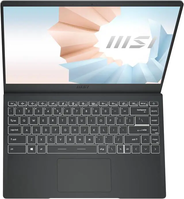 Alt view image 10 of 20 - MSI Laptop Modern 14 Intel Core i5 11th Gen 1155G7 (2.50GHz) 8GB Memory 512 GB NVMe SSD Intel Iris Xe Graphics 14.0" Windows 10 Home 64-bit Modern 14 B11MOU-496