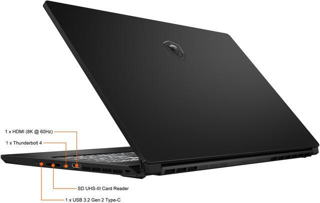 Alt view image 13 of 20 - MSI Laptop Intel Core i7-11800H 16GB Memory 512 GB NVMe SSD GeForce RTX 3060 Laptop GPU 17.3" 4K / UHD Non-Touch Screen Windows 10 Home 64-bit Creator 17 B11UE-471