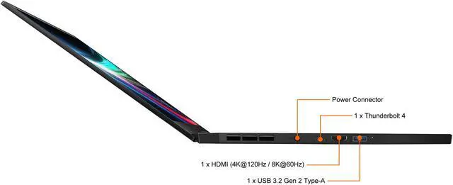 Alt view image 9 of 20 - MSI Creator 15 15.6" UHD 4K OLED Thin Bezel Intel Core i7 11th Gen 11800H (2.30GHz) 16 GB Memory 512 GB NVMe SSD NVIDIA GeForce RTX 3060 Laptop GPU Windows 10 Home 64-bit Creator 15 A11UE-491