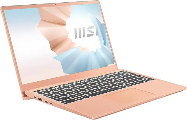 Alt view image 4 of 20 - MSI Laptop Intel Core i5-1155G7 8GB Memory 512 GB NVMe SSD Intel Iris Xe Graphics 14.0" Non-Touch Screen Windows 10 Home 64-bit (Free upgrade to Win 11) Modern 14 B11MO-857