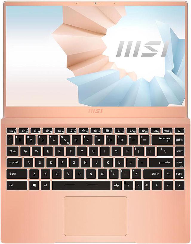 Alt view image 8 of 20 - MSI Laptop Intel Core i5-1155G7 8GB Memory 512 GB NVMe SSD Intel Iris Xe Graphics 14.0" Non-Touch Screen Windows 10 Home 64-bit (Free upgrade to Win 11) Modern 14 B11MO-857