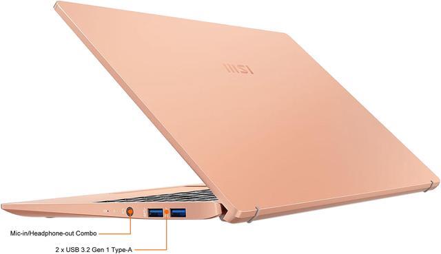 Alt view image 18 of 20 - MSI Laptop Intel Core i5-1155G7 8GB Memory 512 GB NVMe SSD Intel Iris Xe Graphics 14.0" Non-Touch Screen Windows 10 Home 64-bit (Free upgrade to Win 11) Modern 14 B11MO-857