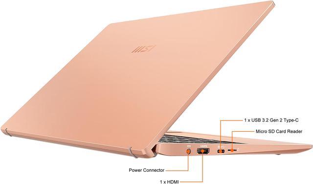 Alt view image 17 of 20 - MSI Laptop Intel Core i5-1155G7 8GB Memory 512 GB NVMe SSD Intel Iris Xe Graphics 14.0" Non-Touch Screen Windows 10 Home 64-bit (Free upgrade to Win 11) Modern 14 B11MO-857