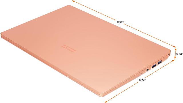 Alt view image 19 of 20 - MSI Laptop Intel Core i5-1155G7 8GB Memory 512 GB NVMe SSD Intel Iris Xe Graphics 14.0" Non-Touch Screen Windows 10 Home 64-bit (Free upgrade to Win 11) Modern 14 B11MO-857