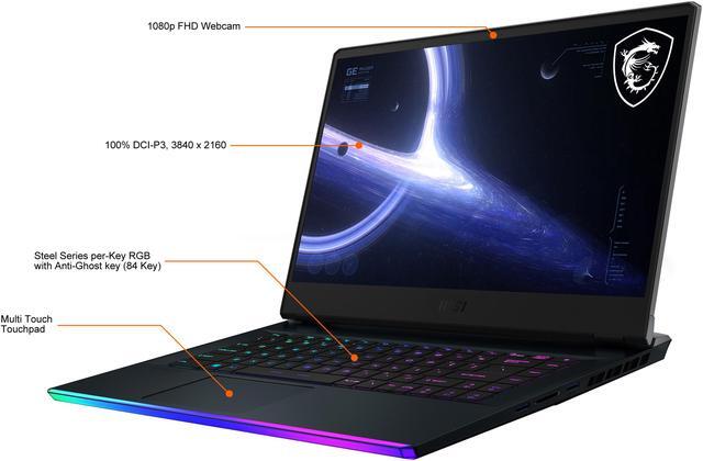 Alt view image 3 of 19 - MSI GE Series - 15.6" 4K / UHD GeForce RTX 3060 Laptop GPU - Intel Core i7-11800H  - 16GB Memory - 1 TB NVMe SSD - Windows 11 Home - Gaming Laptop - 60 Hz OLED (GE66 Raider 11UE-642 )