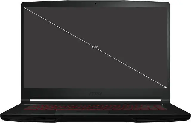 Alt view image 2 of 19 - MSI GF Series - 15.6" GeForce RTX 3050 Laptop GPU - Intel Core i7-11800H  - 16GB Memory - 512 GB NVMe SSD - Windows 11 Home - Gaming Laptop - 144 Hz IPS (GF63 Thin 11UC-262 )