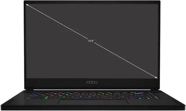 Alt view image 2 of 7 - MSI GS Series - 15.6" GeForce RTX 3080 Laptop GPU - Intel Core i7-10750H  - 32GB Memory - 1 TB NVMe SSD - Windows 10 Home 64-bit - Gaming Laptop - 300 Hz (GS66 Stealth 10UH-254 )