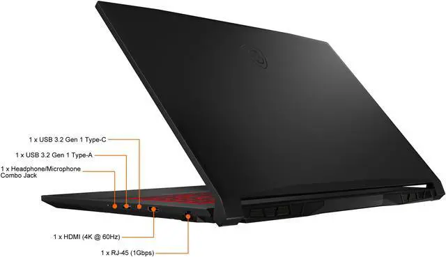 Alt view image 17 of 20 - MSI GF Series - 17.3" 144 Hz IPS - Intel Core i7 11th Gen 11800H (2.30GHz) - NVIDIA GeForce RTX 3050 Ti Laptop GPU - 16 GB DDR4 - 1 TB PCIe SSD - Windows 11 Home 64-bit - Gaming Laptop (Katana GF76 11UD-602CA )