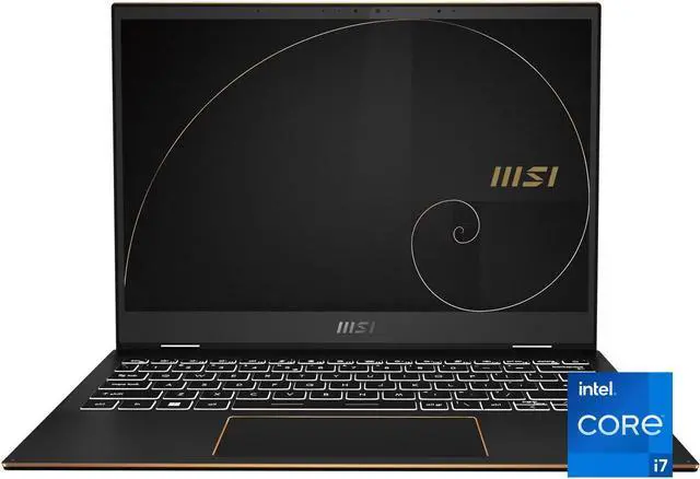 Main image of MSI Summit E13FlipEvo Intel Core i7 12th Gen 1260P (2.10GHz) 32GB Memory 1 TB NVMe SSD Intel Iris Xe Graphics 13.4" Touchscreen 1920 x 1200 Convertible 2-in-1 Laptop Windows 11 Pro 64-bit A12MT-013
