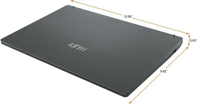 Alt view image 19 of 20 - MSI Laptop Intel Core i7-1260P 16GB Memory 512 GB NVMe SSD GeForce GTX 1650 14.0" Non-Touch Screen Windows 11 Pro 64-bit Prestige 14 A12SC-007