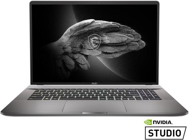 Main image of MSI Laptop Intel Core i9-12900H 64GB Memory 2 TB NVMe SSD GeForce RTX 3080 Ti Laptop GPU 17.0" Touch Screen Windows 11 Pro 64-bit Creator Z17 A12UHST-046