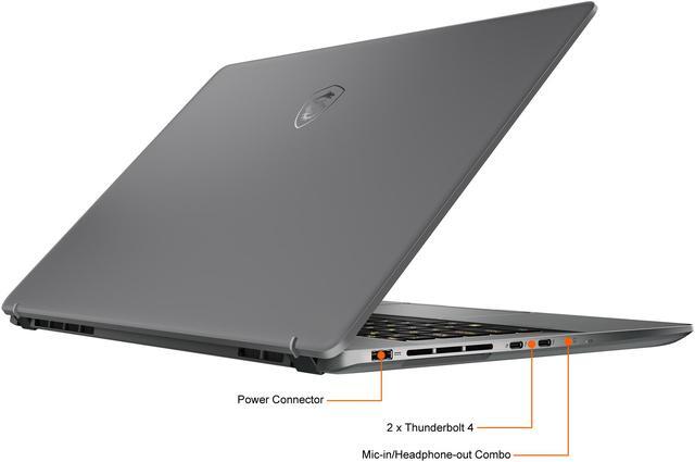 Alt view image 17 of 20 - MSI Laptop Intel Core i9-12900H 64GB Memory 2 TB NVMe SSD GeForce RTX 3080 Ti Laptop GPU 17.0" Touch Screen Windows 11 Pro 64-bit Creator Z17 A12UHST-046