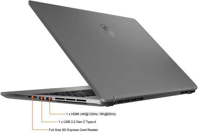 Alt view image 18 of 20 - MSI Laptop Intel Core i9-12900H 64GB Memory 2 TB NVMe SSD GeForce RTX 3080 Ti Laptop GPU 17.0" Touch Screen Windows 11 Pro 64-bit Creator Z17 A12UHST-046