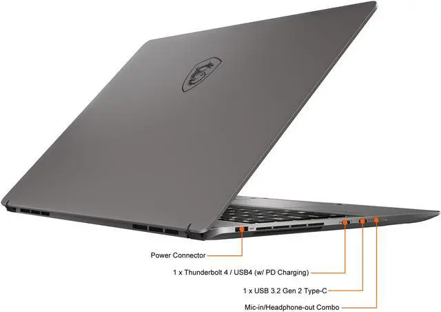 Alt view image 16 of 17 - MSI Laptop Creator Z16P Intel Core i9 12th Gen 12900H (2.50GHz) 64GB Memory 2 TB NVMe SSD NVIDIA GeForce RTX 3080 Ti Laptop GPU 16.0" Touchscreen Windows 11 Pro 64-bit Creator Z16P B12UHST-039