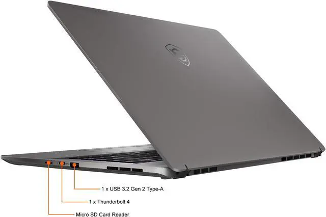 Alt view image 15 of 14 - MSI Laptop Creator Z16 Intel Core i7 12th Gen 12700H (2.30GHz) 16GB Memory 1 TB NVMe SSD NVIDIA GeForce RTX 3060 Laptop GPU 16.0" Touchscreen Windows 11 Pro 64-bit Creator Z16 A12UET-031US
