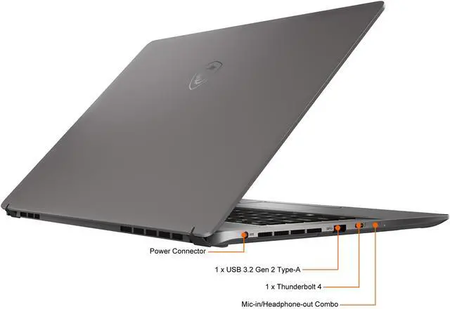 Alt view image 13 of 14 - MSI Laptop Creator Z16 Intel Core i7 12th Gen 12700H (2.30GHz) 16GB Memory 1 TB NVMe SSD NVIDIA GeForce RTX 3060 Laptop GPU 16.0" Touchscreen Windows 11 Pro 64-bit Creator Z16 A12UET-031US