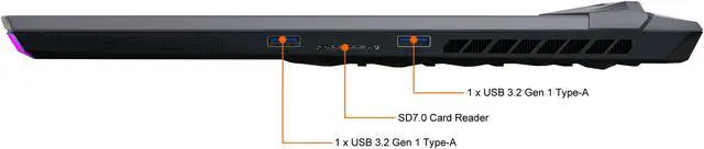 Alt view image 10 of 20 - MSI GE Series - 17.3" 4K / UHD GeForce RTX 3080 Ti Laptop GPU - Intel Core i9-12900HK  - 32GB Memory - 1TB NVMe SSD - Windows 11 Home 64-bit - Gaming Laptop - 120 Hz (Raider GE76 12UHS-252 )