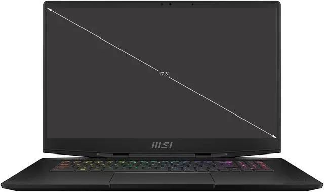 Alt view image 2 of 19 - MSI GS Series - 17.3'' GeForce RTX 3080 Ti Laptop GPU - Intel Core i7-12700H  - 32GB Memory - 1TB NVMe SSD - Windows 11 Pro 64-bit - Gaming Laptop - 240 Hz (Stealth GS77 12UHS-083 )