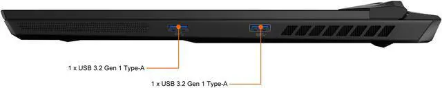 Alt view image 10 of 20 - MSI GP Series - 17.3" GeForce RTX 3070 Ti Laptop GPU - Intel Core i7-12700H  - 32GB Memory - 1TB NVMe SSD - Windows 11 Home 64-bit - Gaming Laptop - 360 Hz IPS (Vector GP76 12UGS-298 )